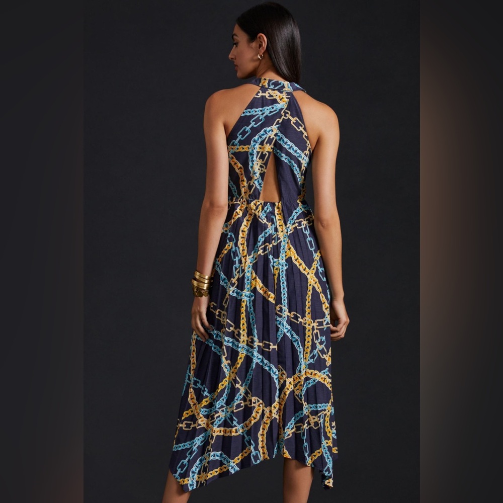 Anthropologie Maeve Pleated Midi Shirt Dress; size XS (NWT 🏷️)